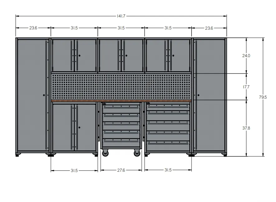 Armoire à outils sur mesure - Ajustez la conception en fonction des besoins du client