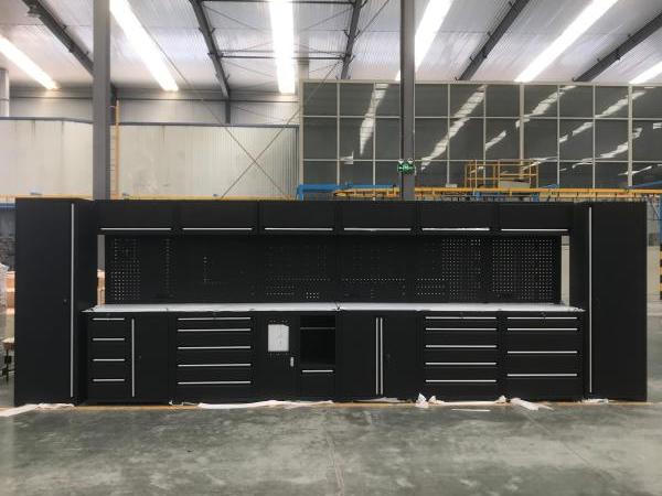 Combinaison de cabinets de garage en acier atelier