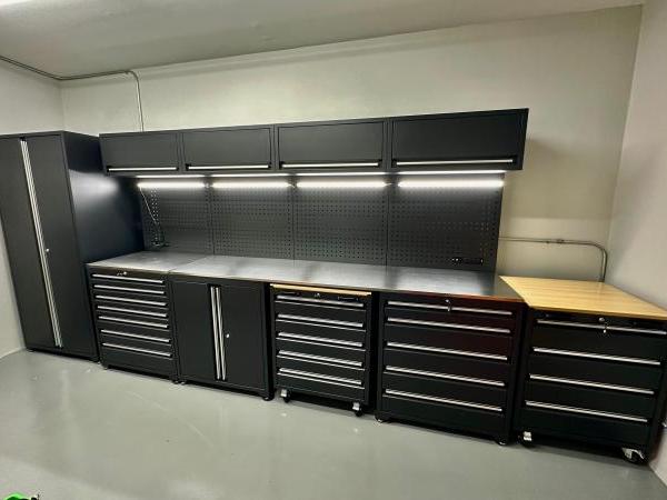 Grande combinaison des commentaires de satisfaction des clients de l'armoire à outils