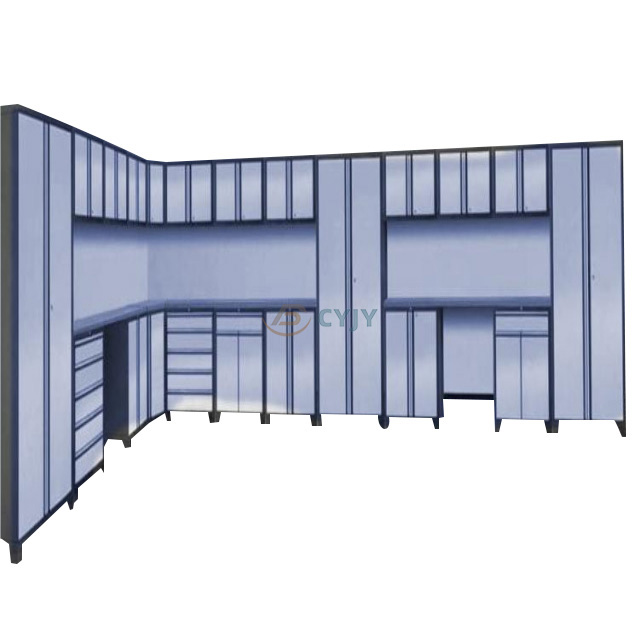 Combinaison d'armoires de garage robustes