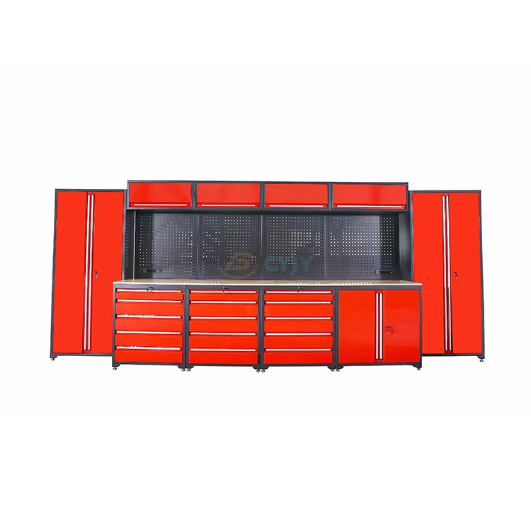 Armoire multifonctionnelle rouge